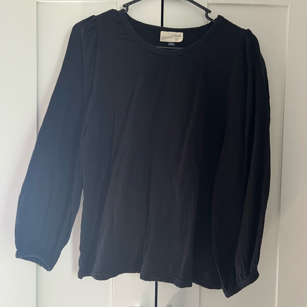 Universal Threads Blouse Black Size Medium